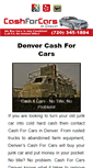 Mobile Screenshot of cashforcarsindenver.com